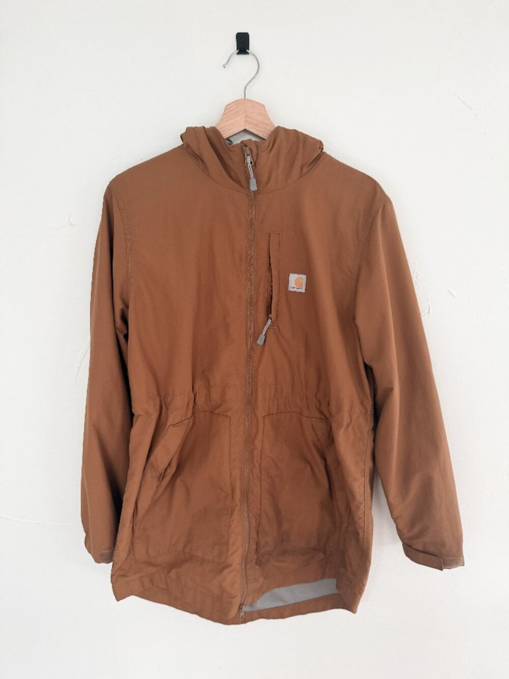 Carhartt Women’s Raincoat Camel Size M